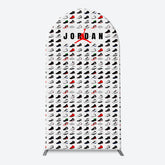 Lofaris Colorful Sneakers Sports Theme Arch Birthday Backdrop